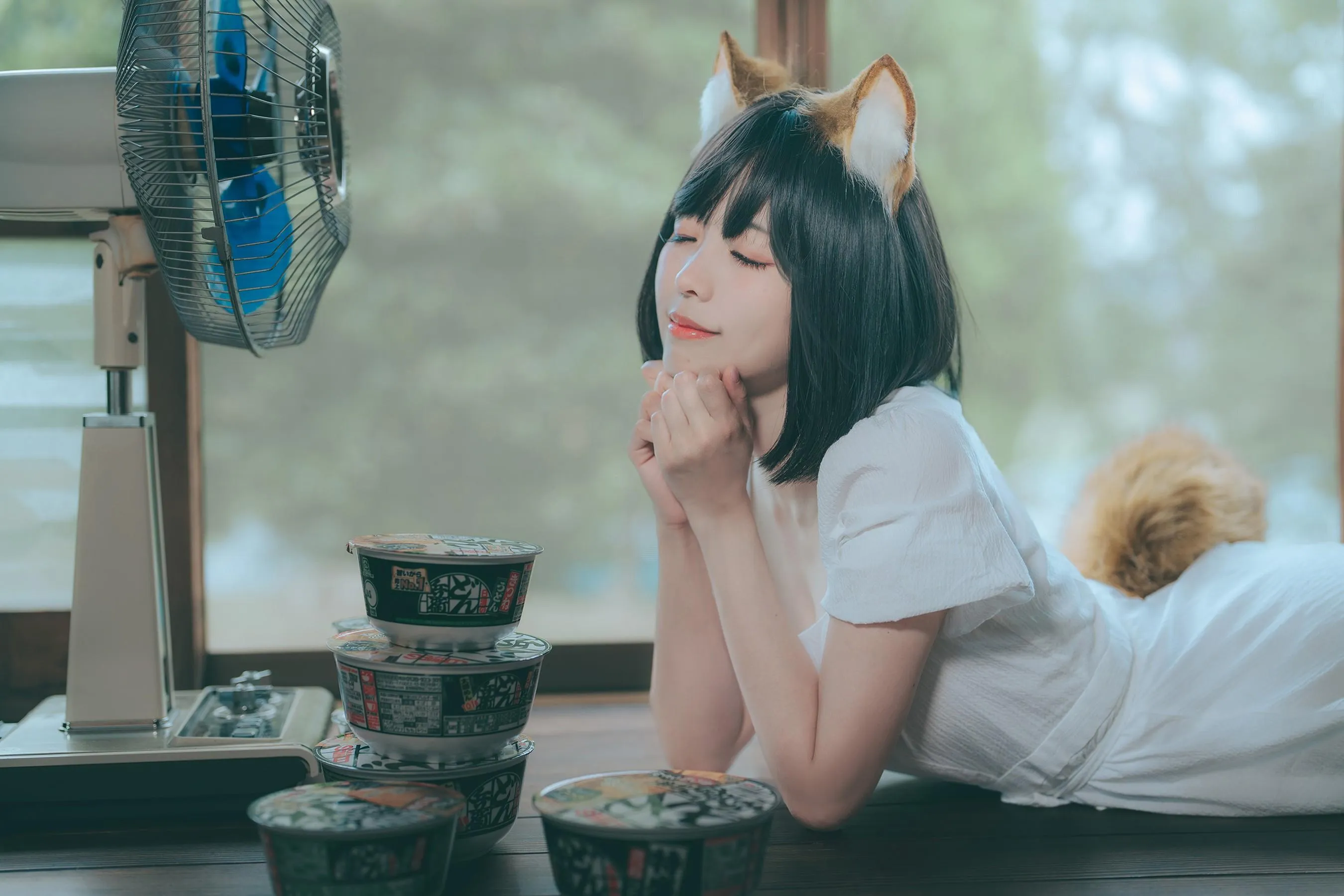 ElyEE子 – NO.114 2023.July B-Dongitsune ~White dress 白洋裝狐少女 [60P]插图